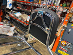 Holdfast Backrest Sissybar Harley Breakout Pad Luggage Rack OEM Chrome FXBR FLFB