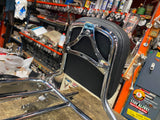 Holdfast Backrest Sissybar Harley Breakout Pad Luggage Rack OEM Chrome FXBR FLFB