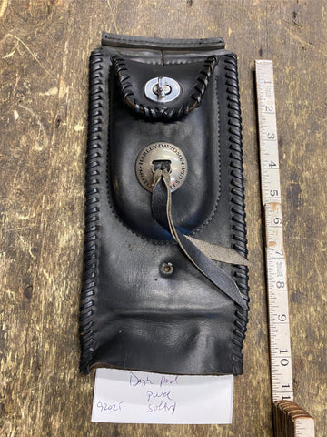 OEM Harley Dash Cover Panel Trim Pouch Leather Harley Heritage Softail Fatboy