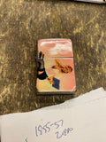 Vtg Zippo Lighter 1955-1957 Pin up Girl Hot chick School Teacher Librarian Blond