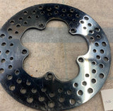 Polished Stainless Front Wheel Brake Rotor Harley FX Ironhead Shovelhead 1974-77