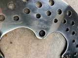 Polished Stainless Front Wheel Brake Rotor Harley FX Ironhead Shovelhead 1974-77