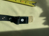 90s Vtg Little Earth Seatbelt Bottle Cap Rubber Belt XS 27" Unisex Unusual Punk!