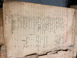 1892-1910 Signatures Log Book Hotel Hunter Portersville pa Documents Paper Map!