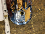 Chrome gold Live to ride Air cleaner insert EVo Sportster Shovelhead Ironhead FX