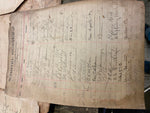 1892-1910 Signatures Log Book Hotel Hunter Portersville pa Documents Paper Map!