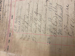 1892-1910 Signatures Log Book Hotel Hunter Portersville pa Documents Paper Map!