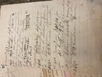 1892-1910 Signatures Log Book Hotel Hunter Portersville pa Documents Paper Map!