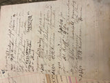 1892-1910 Signatures Log Book Hotel Hunter Portersville pa Documents Paper Map!