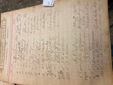 1892-1910 Signatures Log Book Hotel Hunter Portersville pa Documents Paper Map!