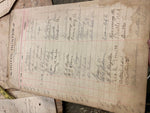 1892-1910 Signatures Log Book Hotel Hunter Portersville pa Documents Paper Map!