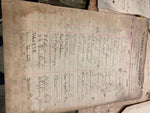 1892-1910 Signatures Log Book Hotel Hunter Portersville pa Documents Paper Map!