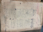 1892-1910 Signatures Log Book Hotel Hunter Portersville pa Documents Paper Map!