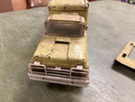 Vintage 1960s Made In USA Buddy L Yellow Car Carrier Semi Truck Pressed Steel