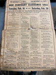 1890's Advertising Mercantile General Store Portersville Pa Antique Humphrey Son