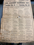 1890's Advertising Mercantile General Store Portersville Pa Antique Humphrey Son