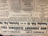 1890's Advertising Mercantile General Store Portersville Pa Antique Humphrey Son