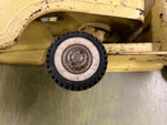 Vintage 1960s Made In USA Buddy L Yellow Car Carrier Semi Truck Pressed Steel