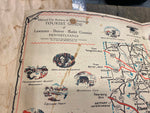 1952 Tri County Expedition Map Lawrence country butler Beaver Pa Advertising!
