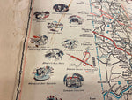 1952 Tri County Expedition Map Lawrence country butler Beaver Pa Advertising!