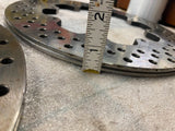 11 1/2 8 bolt Drilled Racing Brake Rotors Pair 11.5" Race car Custom Strange