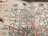 1952 Tri County Expedition Map Lawrence country butler Beaver Pa Advertising!