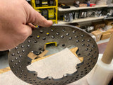 11 1/2 8 bolt Drilled Racing Brake Rotors Pair 11.5" Race car Custom Strange