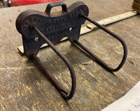 Yawman Erbe Mfg Rochester NY Receipt Invoice Holder Calendar Cast Antique VTG