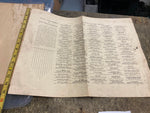 1952 Tri County Expedition Map Lawrence country butler Beaver Pa Advertising!