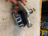4 piston Brake Caliper Harley dyna Softail Sportster 00^ chrome w Mount chopper