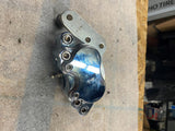 4 piston Brake Caliper Harley dyna Softail Sportster 00^ chrome w Mount chopper