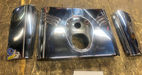 Chrome Headlight Fork Tins Covers Harley Heritage Softail FAtboy 86-07 OEM FLST