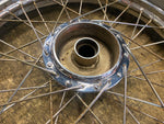 Old Skool Chopper Stopper Front Wheel 19" Mini Brake Drum 70's Springer Harley