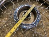 Old Skool Chopper Stopper Front Wheel 19" Mini Brake Drum 70's Springer Harley