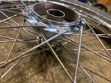 Old Skool Chopper Stopper Front Wheel 19" Mini Brake Drum 70's Springer Harley