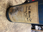 Vtg 20's Oil Gas Mixing Can Maytag Washer Tin Metal Great Graphix Collect Petrol