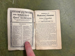VTG Antique 1912 Made In USA Marshall's Illustrated Almanac Pocket Compendium