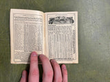 VTG Antique 1912 Made In USA Marshall's Illustrated Almanac Pocket Compendium