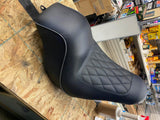 OEM Seat Harley FXLR FLSB 2020^ Solo Step Up diamond Stitch New 52000496