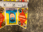 1969 Topps COMIC BOOK FOLDEES - BATMAN #17 Crusading #25 Dark Knight Hero Villia