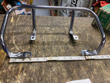 NOS OEM Harley K model Sportster Buddy Seat Grab Rail Trim Chrome 1952-1956