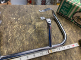 NOS OEM Harley K model Sportster Buddy Seat Grab Rail Trim Chrome 1952-1956