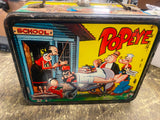 Vtg Popeye the Sailor Man Metal Lunch Box 1964 King Feature Syndicate Cartoon