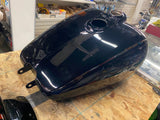 Vivid Black Harley Superglide Gas Fuel tank FXD EVO TWIN CAM Oem Very Nice!