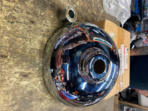 Chrome Front Wheel Hub Cap Kit Harley Dyna Wide Glide FXDWG Softail 93-99 FXST