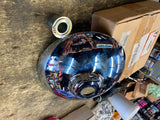 Chrome Front Wheel Hub Cap Kit Harley Dyna Wide Glide FXDWG Softail 93-99 FXST