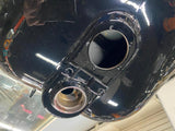 Vivid Black Harley Superglide Gas Fuel tank FXD EVO TWIN CAM Oem Very Nice!