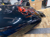 Vivid Black Harley FXR Gas Fuel tank Center fill Chopped custom Graphix Paint!