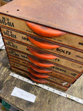 Dorman Parts Bins Drawers Organizer Vtg Auto Parts Service Station OIl Gas Truck
