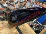 Vivid Black Harley FXR Gas Fuel tank Center fill Chopped custom Graphix Paint!